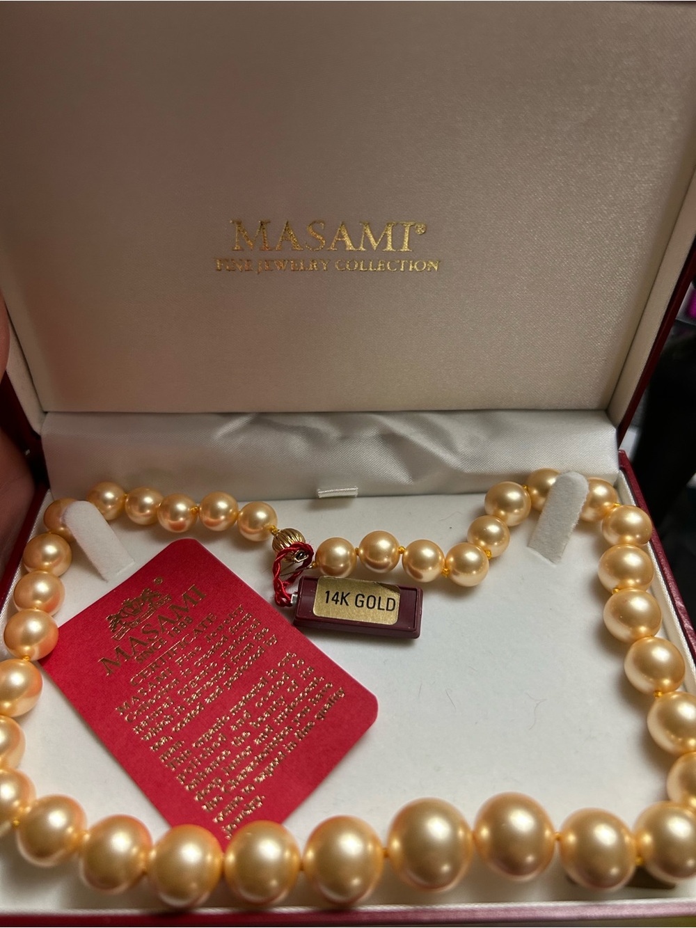 MASAMI pearl necklace